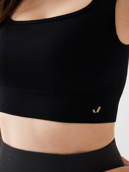 Corno Black Crop top