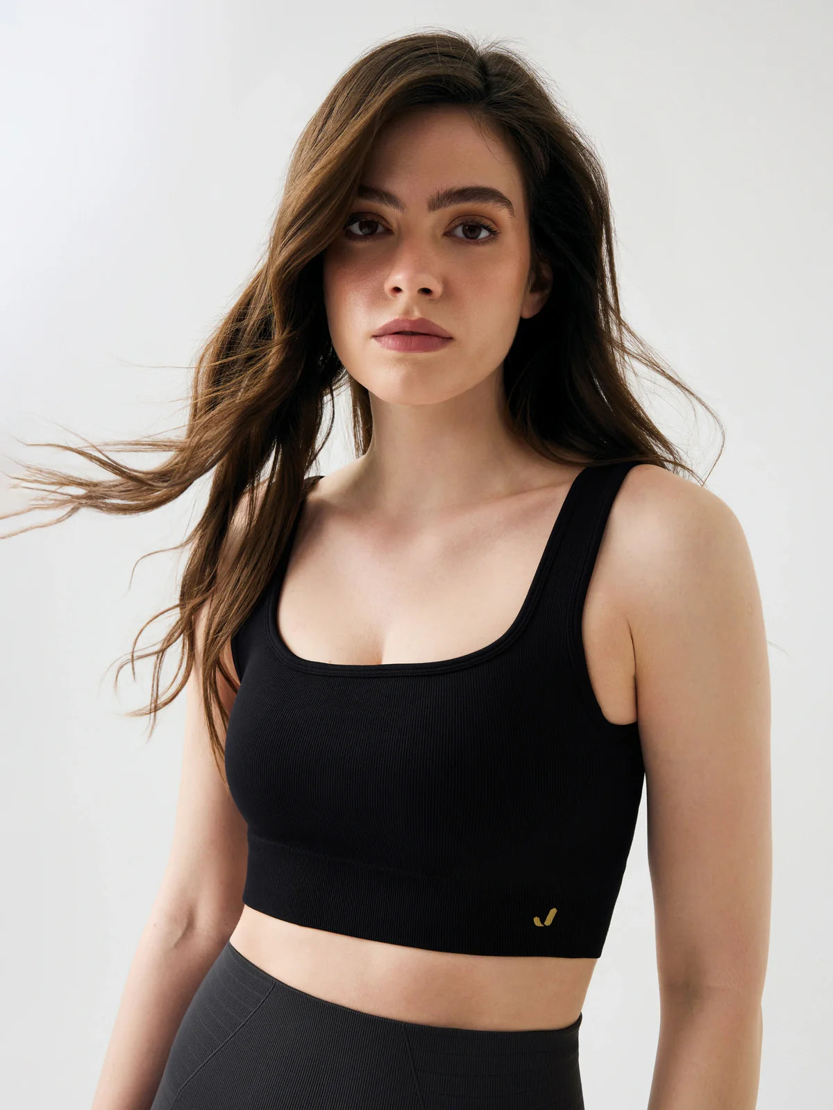 Corno Black Crop top