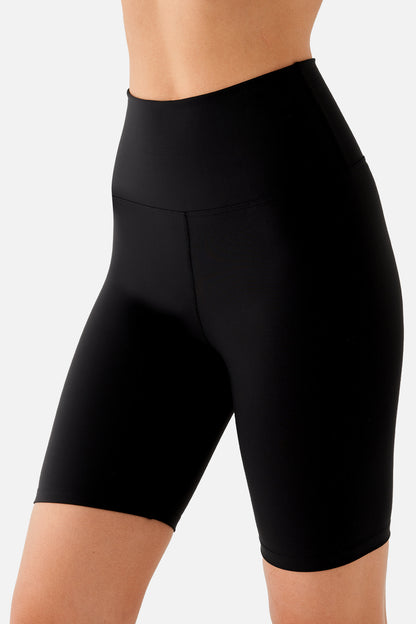 VIOLET BIKER SPORTS TIGHTS BLACK