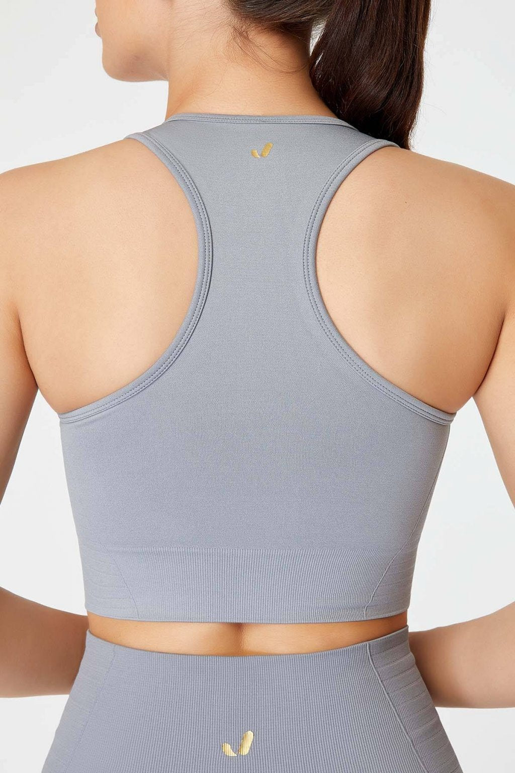 Gela Double layered Sports bra in Grey