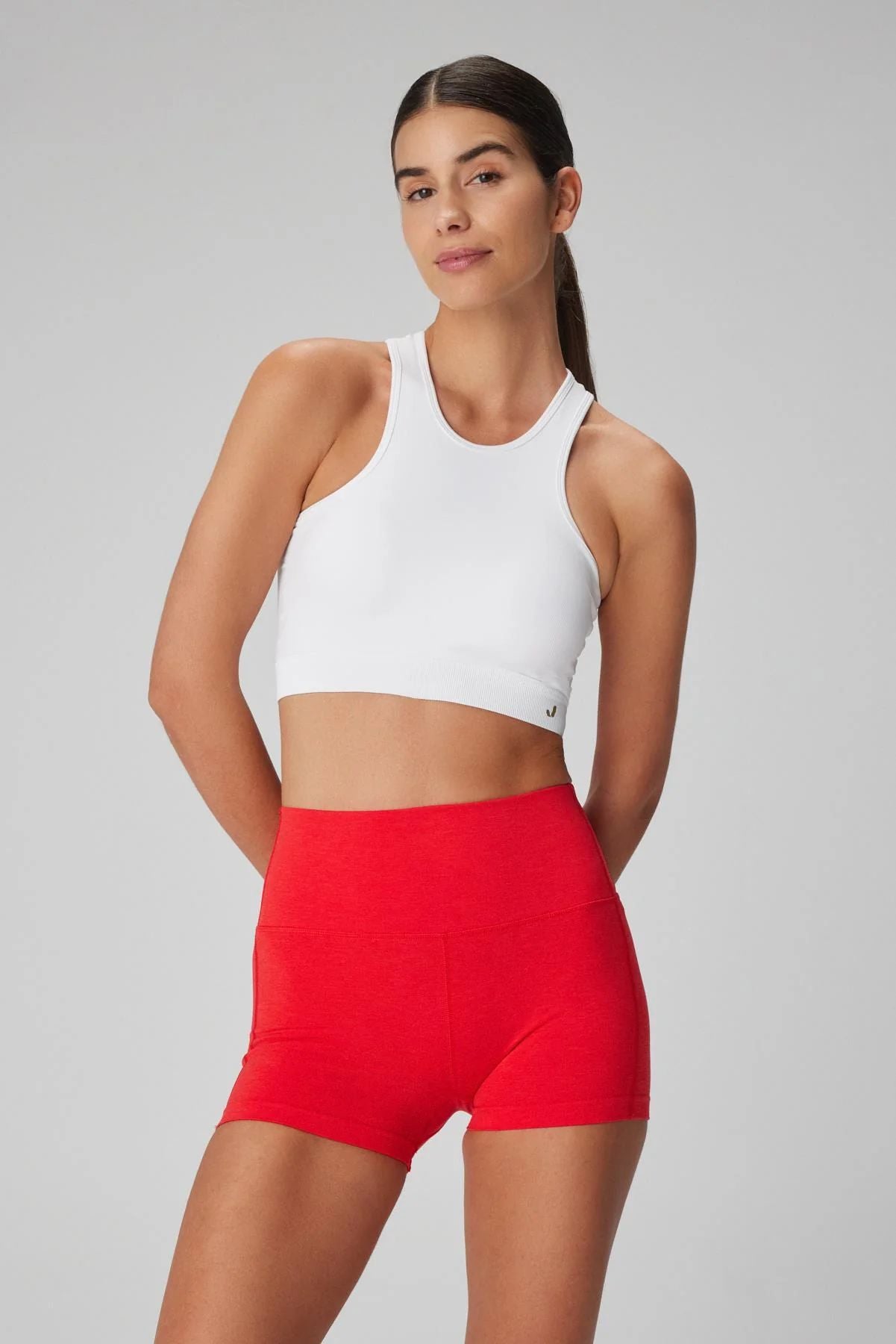 Palmi White Sports Bra