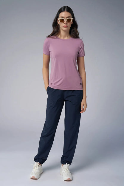 Light Purple Basic T.Shirt