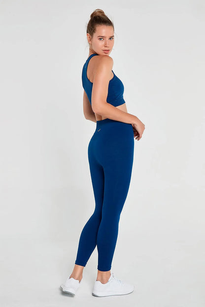 Palmi Melange Blue Fitness Set