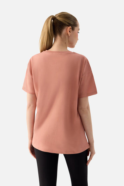 ELORA - RELAXED FIT OVERSIZED T-SHIRT POWDER