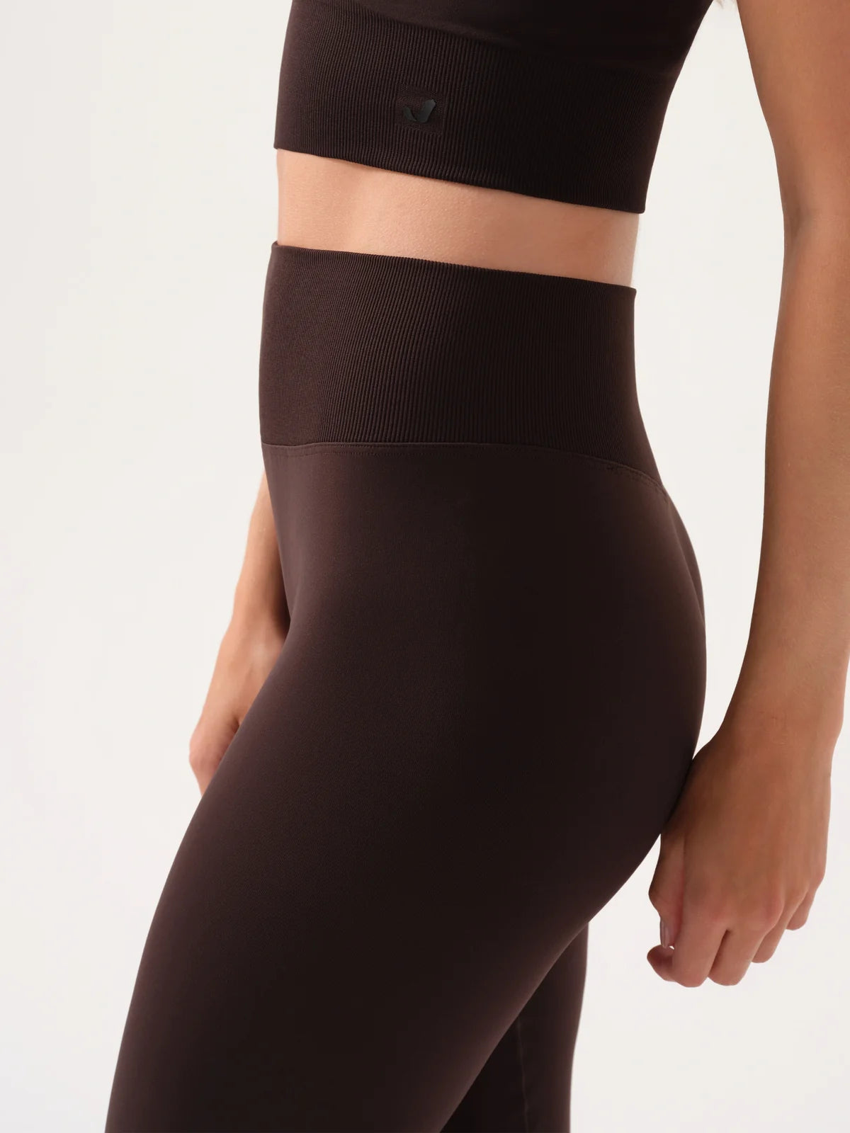 Motion High-Waisted Flared Leggings - Brown