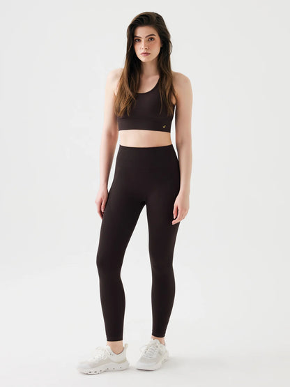 Gela Dark Brown Leggings
