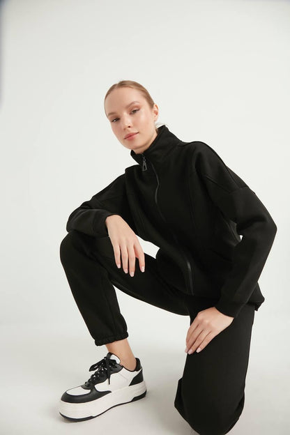 Urban Comfort Tracksuit: Non Hooded Edition