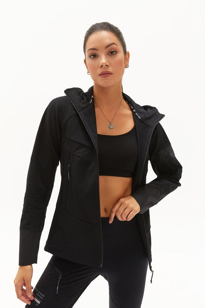 Black Hooded Jacket