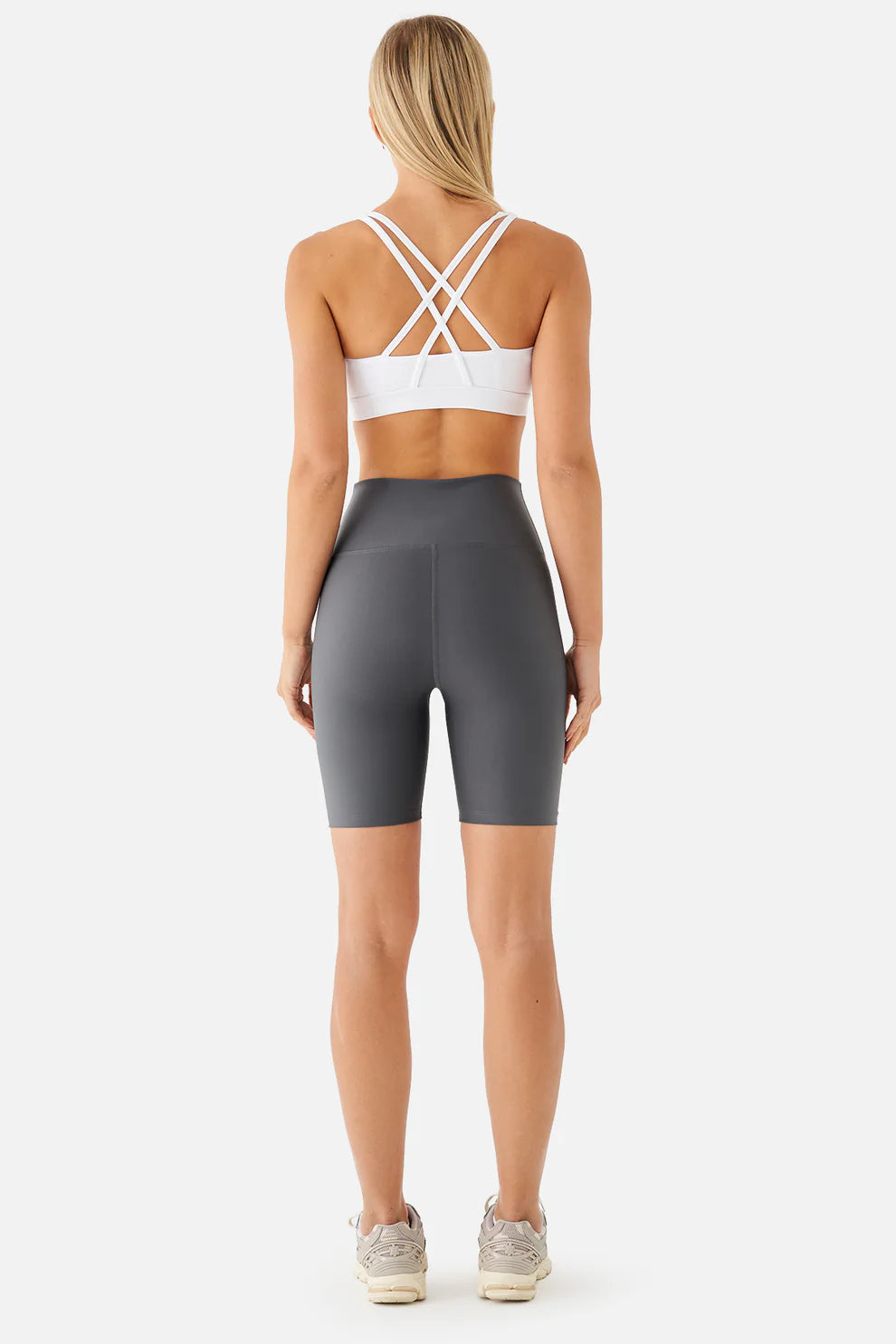 VIOLET BIKER SPORTS TIGHTS D.GREY