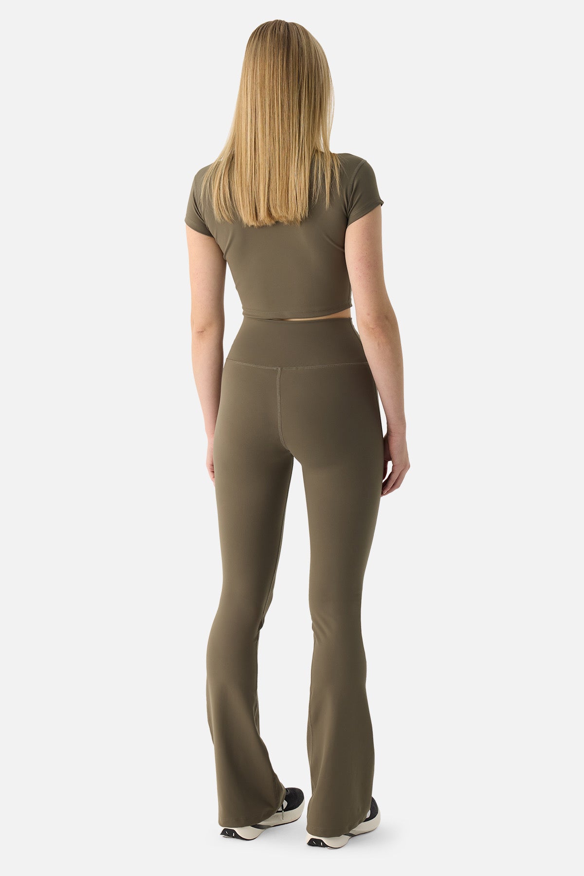LIORA SOFT FLARE PANTS KHAKI