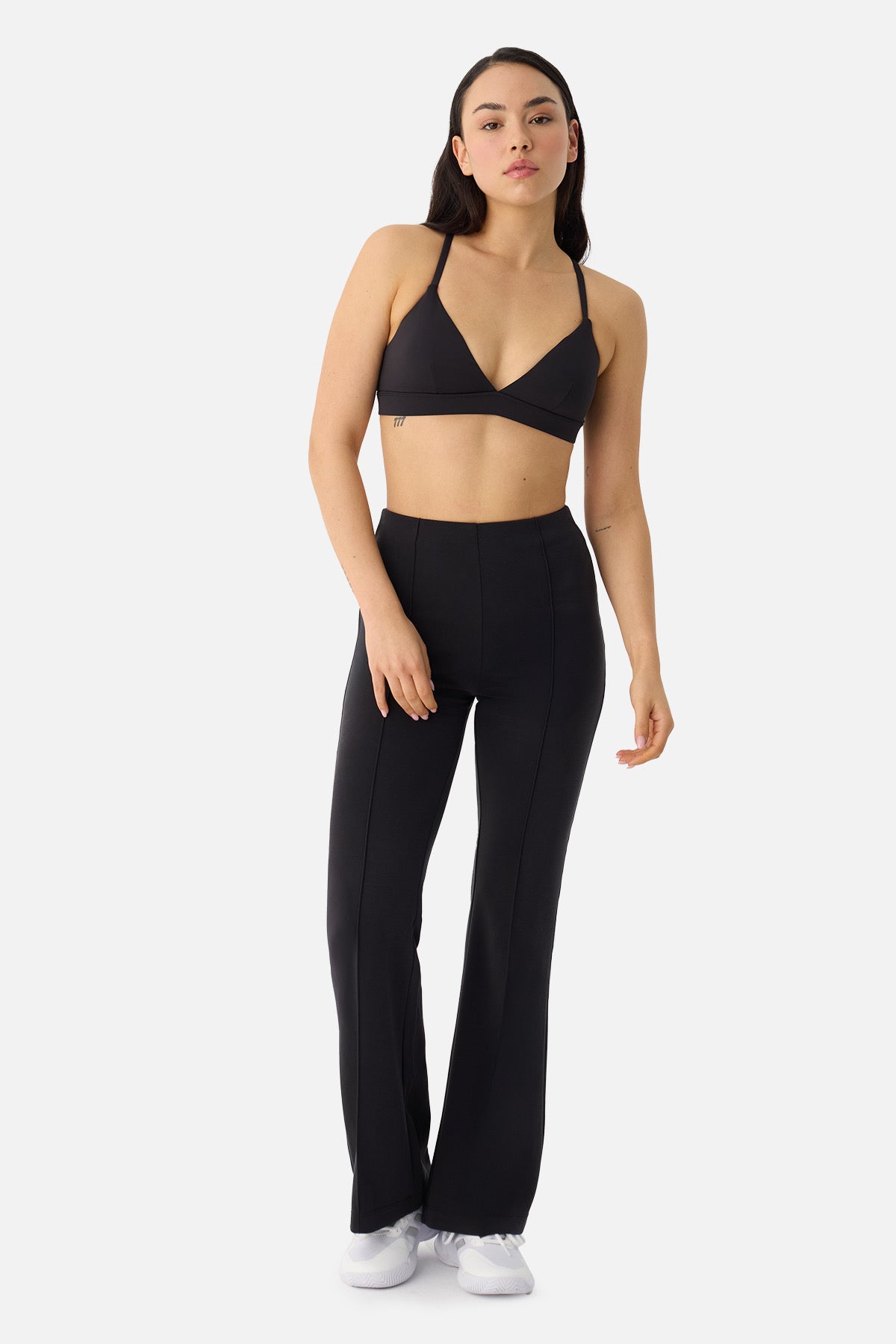 Mira Modal Flared Pants/ Black