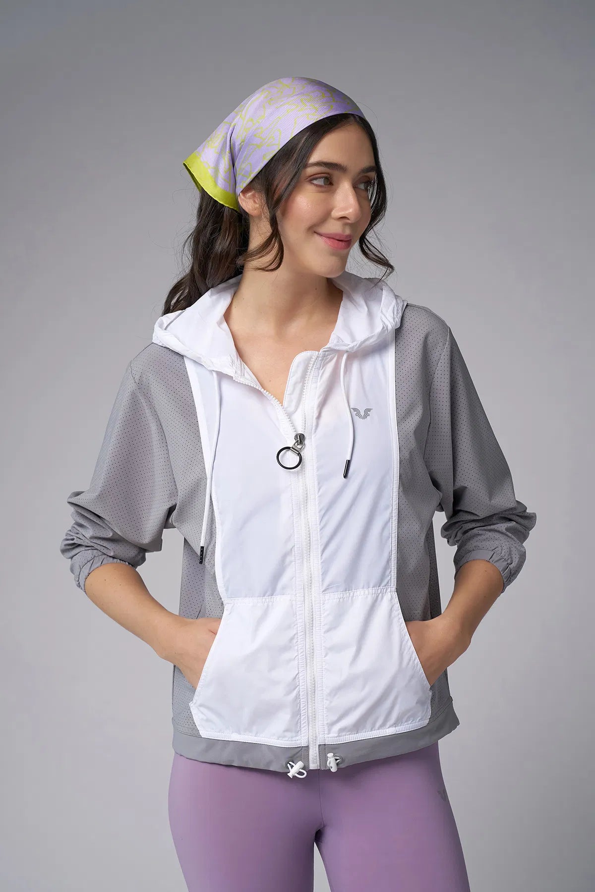 White-Grey Light Jacket