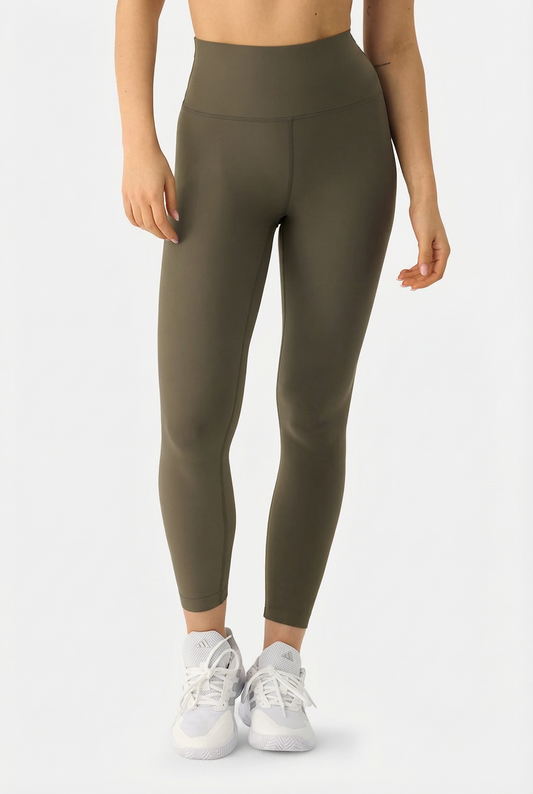 Liora High-Rise Soft 7/8 Khaki Leggings