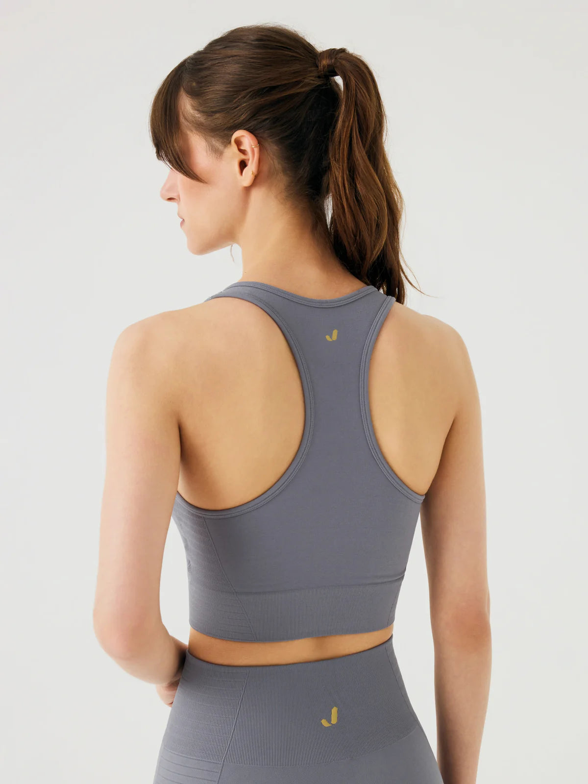 Gela Double layered Sports bra in Grey
