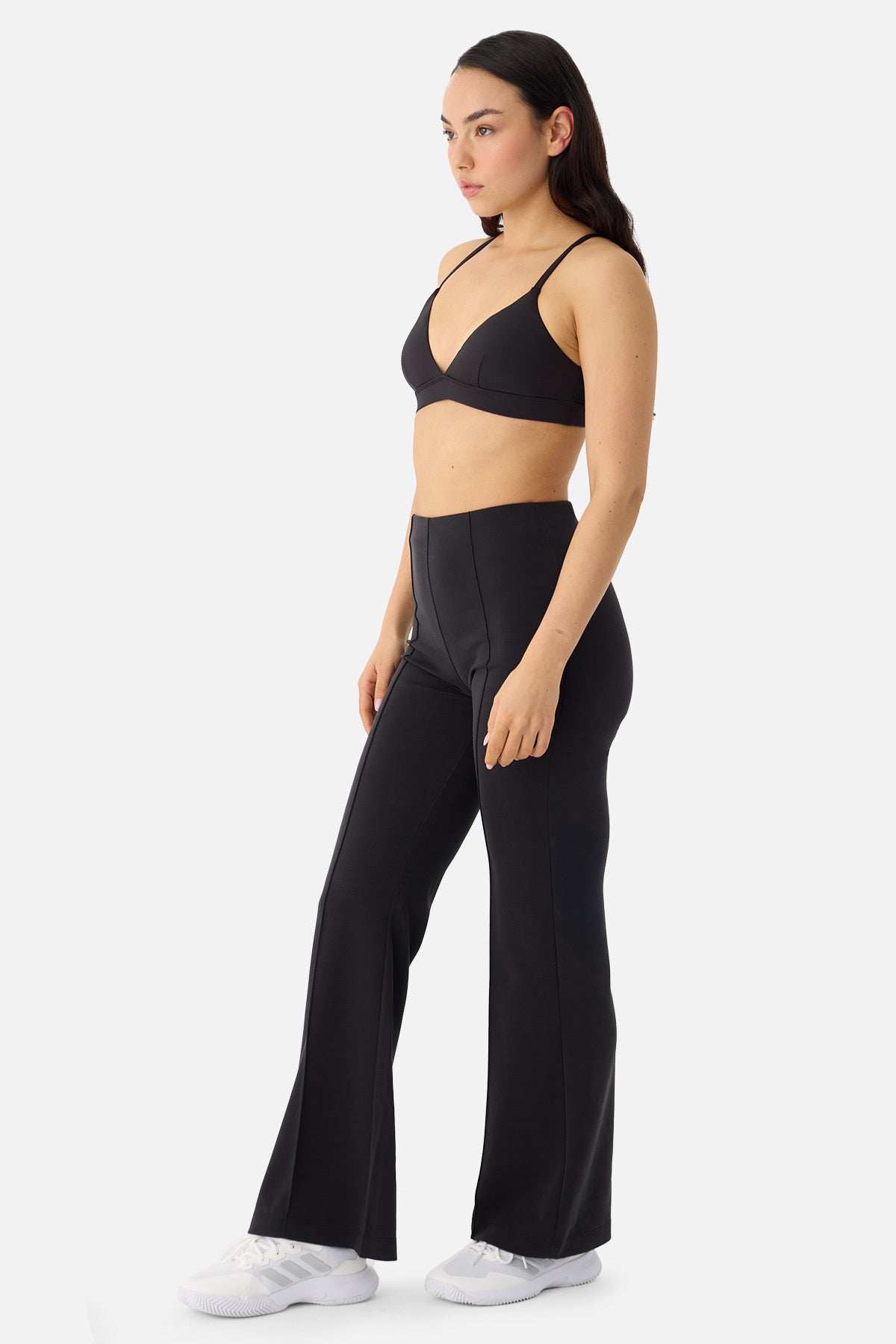 Mira Modal Flared Pants/ Black