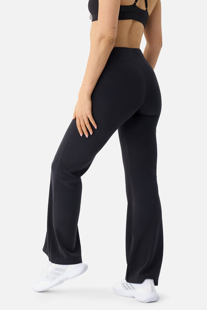 Mira Modal Flared Pants/ Black