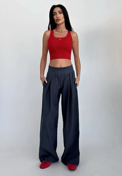 Dark Grey Loose Trouser