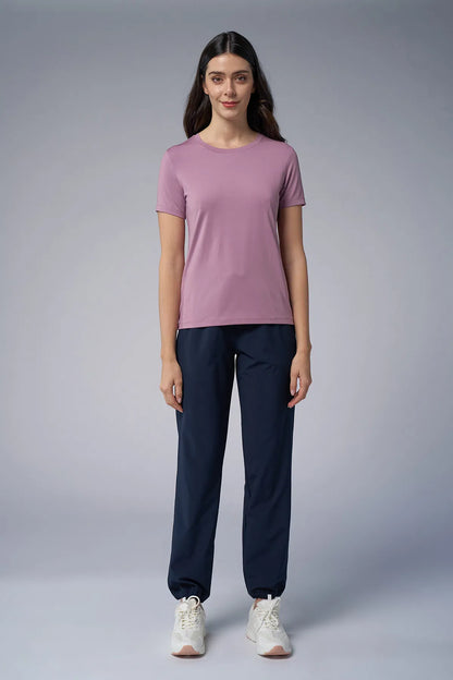 Light Purple Basic T.Shirt