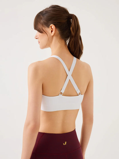 Bauru White Sports Bra
