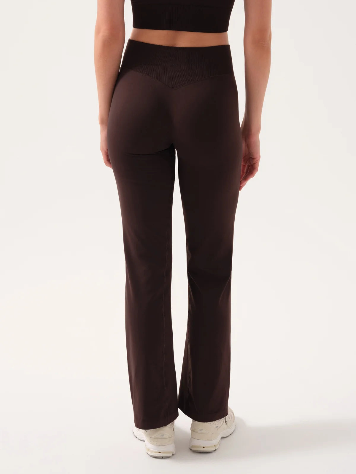 Motion High-Waisted Flared Leggings - Brown