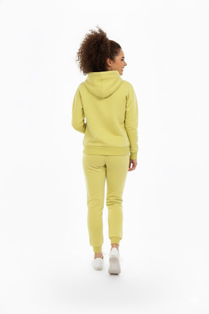Pale Lime Hooded Tracksuit