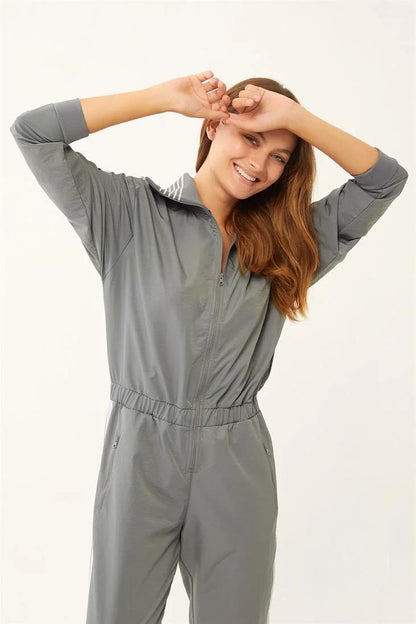 Water-proof Overalls in Greenish Grey