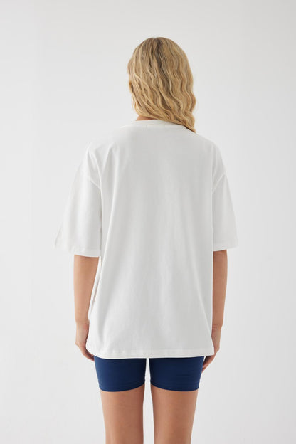 Serenity White/Cream Oversize T-Shirt