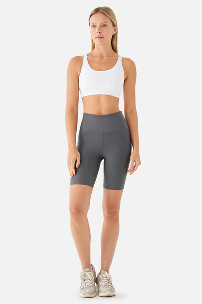 VIOLET BIKER SPORTS TIGHTS D.GREY