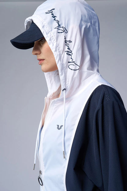 White-Navy Light Jacket