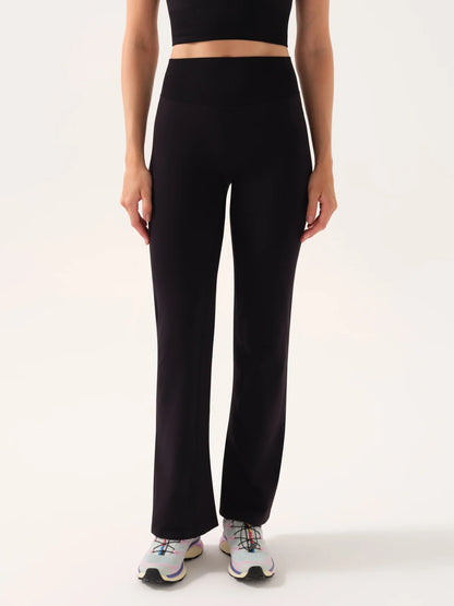 Motion High-Waisted Flared Leggings - Black
