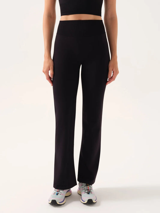Motion High-Waisted Flared Leggings - Black
