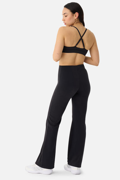 Mira Modal Flared Pants/ Black