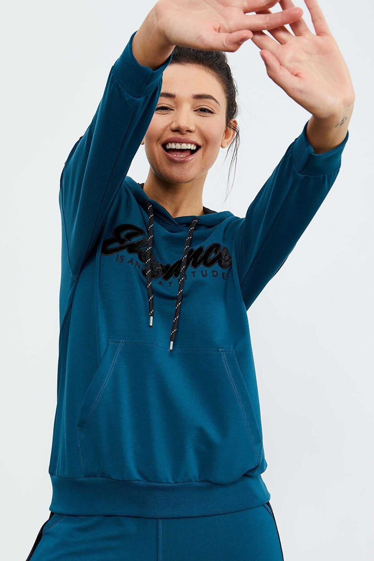 Emerald velvet tracksuit