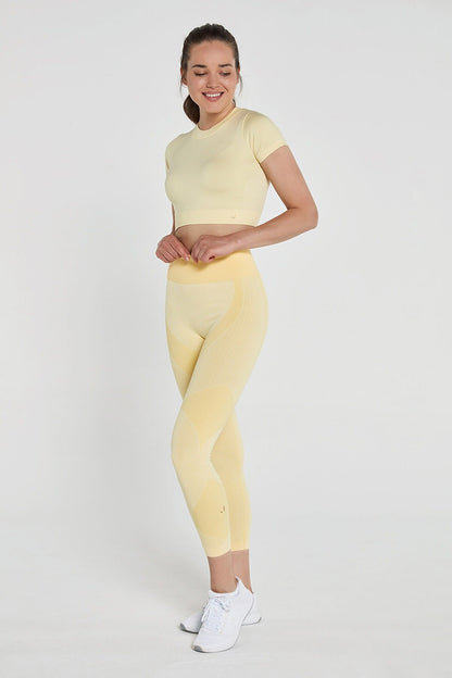 Captiva Yellow Crop top